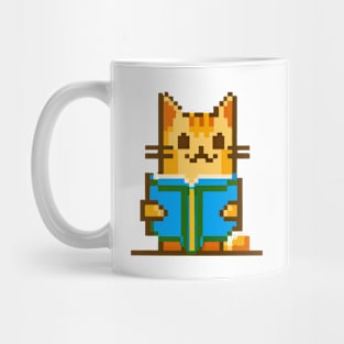 Cat pixel art Mug